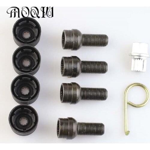 M14*1.5mm steel wheel bolt set, bolts and lock nuts with nuts, for auto parts
