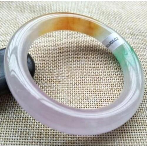 Certified Grade A 100% Natural Lavender Jadeite JADE Bracelet Bangle(Submitting certificates)