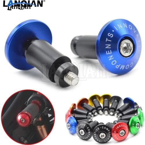 Universal 7/8 22MM motorcycle handlebar end grips Anti Vibration Silder Plug for SUZUKI Bandit 650S DL1000 V-STROM GSF1200 DL650