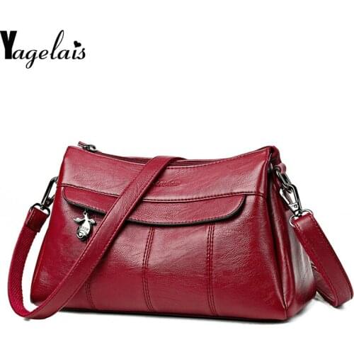Fashion Stripe Design Crossbody Bags for Women Luxury Designer Handbags High Quality PU Leather Ladies Shoulder Bag