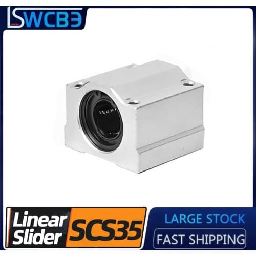 1PC Linear Motion Ball Bearing Slide Block Bushing SC35UU Linear Shaft CNC 3D Printer Parts