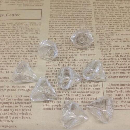 10sets/lot clear empty glass crystal glass globes wishing bottle vial pendant glass dome cover diy necklace jewelry accessories