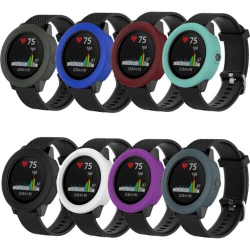 100pcs Silicon Rubber Sleeve Cover Protective Case for Garmin Vivoactive 3 Watch Cases for Garmin Vivoactive3 Shell Pouch