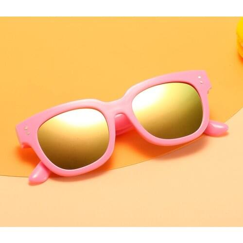 2021 New Ellipse Children Sunglasses Fashion Round Colorful Gradient Kid Sun Glasses Boy Girl Unisex Vintage Goggle UV400 Mirror