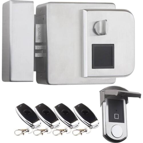 433MHz Intelligent anti-theft waterproof electric Lock keyless door lock support IC RFID card reader fingerprint (optional)