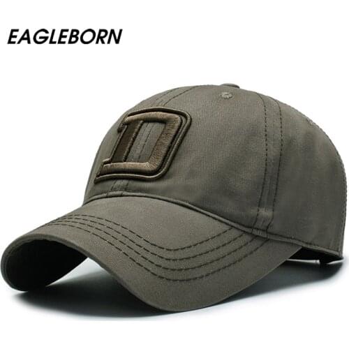 NEW Men Women Baseball Cap Cotton Classic D Embroidery Team Game Casual Fitted Black Army Green Cap Skateboard Casquette Gorras
