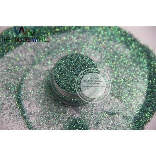 NO.16 0.4mm Iridescent Rainbow Olive Green Color Glitter Powder for nail,tatto art decoration DIY powder