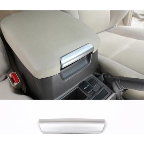 Chrome ABS Plastic Stickers Interior Armrest Sequin Trim for Toyota Land Cruiser Prado FJ150 150 2010-2018 Models Accessories