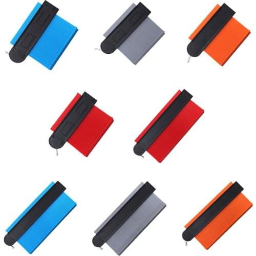 13MA 5/10'' Contour Gauge Auto Lock Profile Copy Duplicator Woodworking Shape Template Measuring Tools