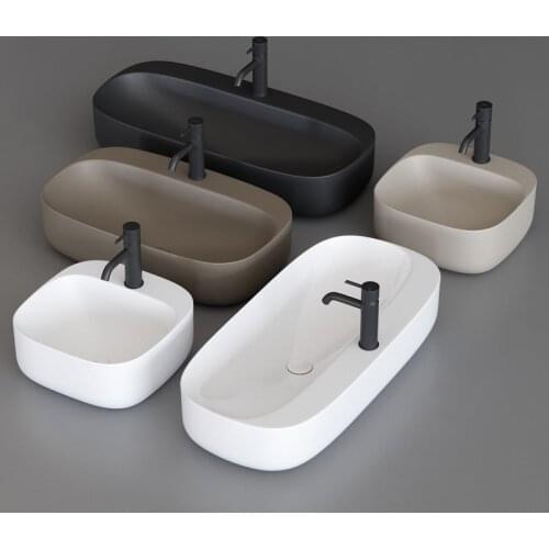 Kitchen furniture black finishing lavabo gold sink german house bathroom wall recessed basin multi installed counter top unit