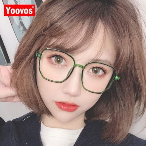 Yoovos Square Sunglasses Women Luxury Oversized Sun Glasses Women Irregular Flat Sunglasses Men Anti Blue Light Gafas De Mujer