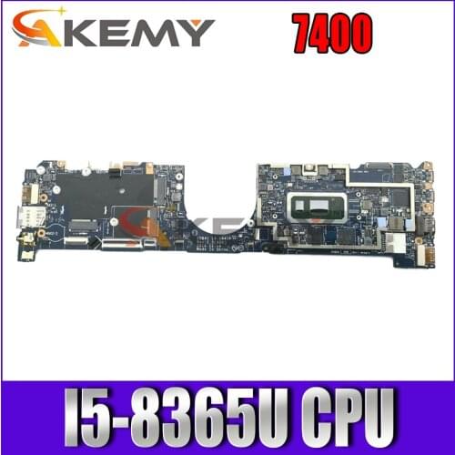 For Latitude 7400 Laptop Motherboard CN-0VM0F7 0VM0F7 VM0F7 LA-G441P With SRF9Z I5-8365U CPU 100% fully tested