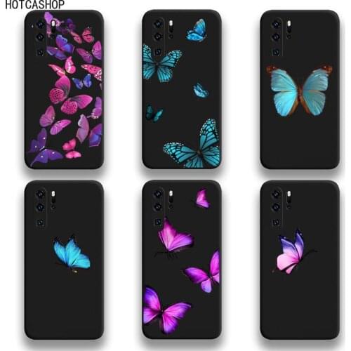 Cute Gutterfly Phone Case For Huawei P20 P30 P40 lite E Pro Mate 40 30 20 Pro P Smart 2020
