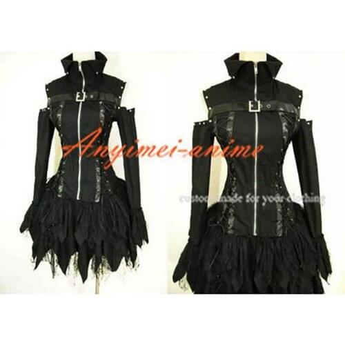 Gothic Lolita Punk Fashion Jacket Dress Cosplay Costume Tailor-made[CK474]