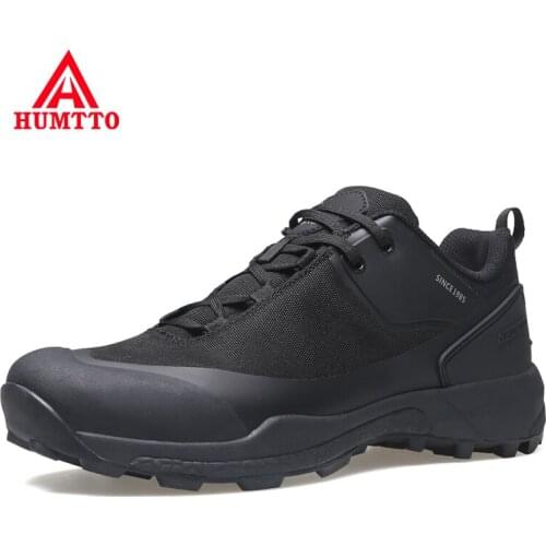 HUMTTO Brand Men Casual Shoes Non-leather High Quality Work Safty Luxury Designer Sports Shoes for Male Black Running Shoes Mens