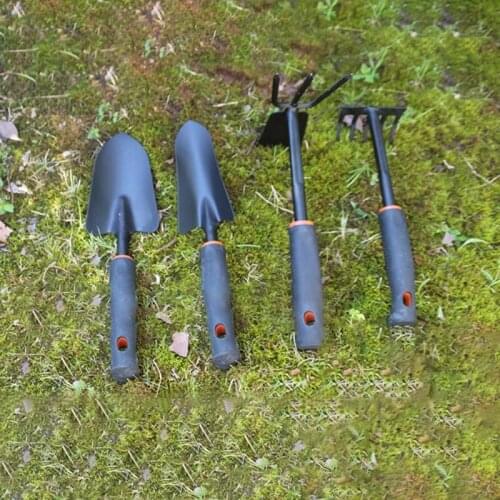 50LB Garden Tool Set 4-piece Cast Aluminum Sturdy Gardening Kit Including Hand Spatula Transplant Spatula and Cultivator
