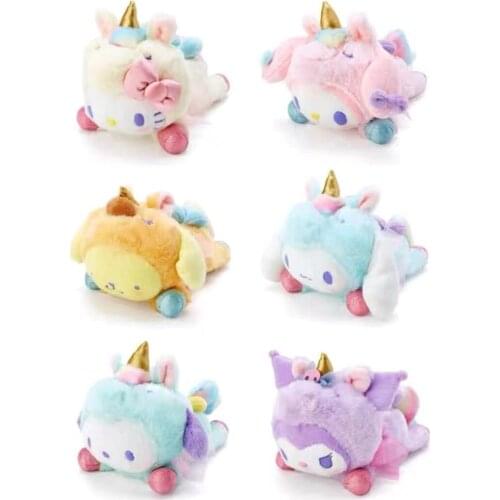 New Sleep Unicorn Bunny Rabbit Dog Cat Plush Girls Kids Stuffed Toys For Children Gifts 20CM