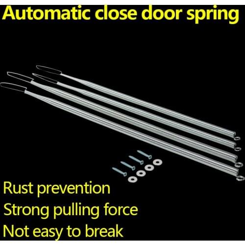 Automatic Close Door Spring 65Mn Tension Spring Sliding Door Spring 2Pcs