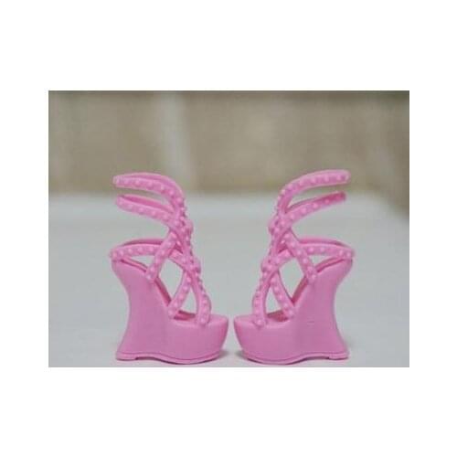 Colorful Assorted Casual High heel shoes Boots for your barbie 1:6 Doll Fashion Cute Newest BBI00261