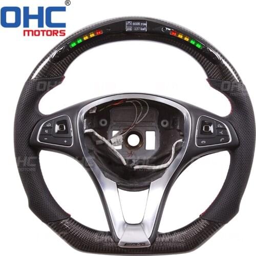 Carbon LED Steering Wheel compatible for Mercedes Benz W204