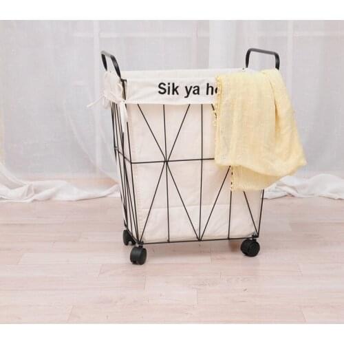 Folding Laundry Basket Free Shipping Baby Laundry Dirty Clothes Organizer Basket In The Bathroom Girl Storage Laundry ZLB002