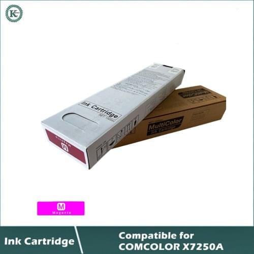 COMPATIBLE ink cartridge Riso-X7250A for Inkjet Printer ComColor Riso Orphis X7250A 1000ml K C M Y color One Piece