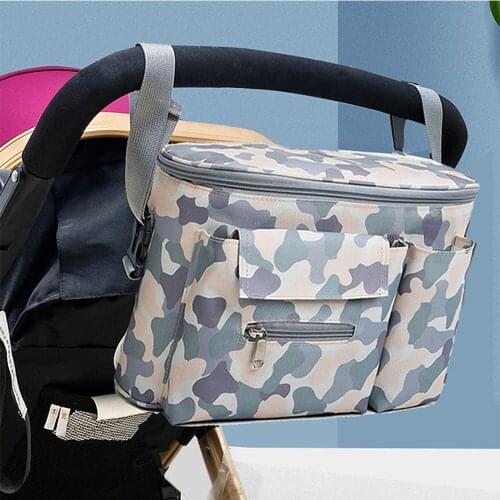 Diaper Bag Mommy Bag Baby Stroller Bag Organizer Bag Nappy Diaper Bags Carriage Buggy Pram Cart Basket Hook Stroller Accessories