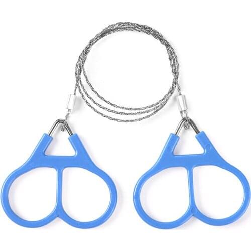 Stainless steel wire saw outdoor rope chain saw lifesaving saw 60 degrees of rotation at 7501