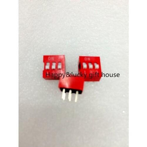 YYT 10PCS 3P DIP switch coding switch 2.54mm feet away from