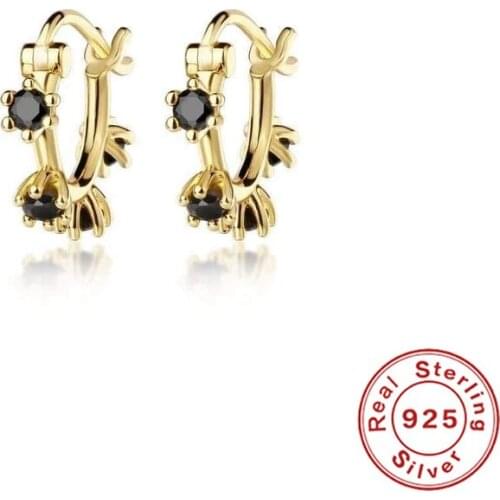 AIDE 2021 Trend Unusual 925 Sterling Silver Drop Earrings For Women Mini Zircon Earrings Dangle Piercing Pendientes Mom Gift CZ