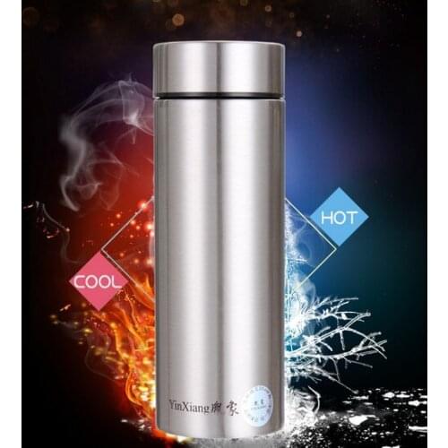 1PC Thermos Bottle 350ml 450ml Creative Personality Stainless Steel Tumbler Vacuum Cup Insulation Water Bottle EKD 1458