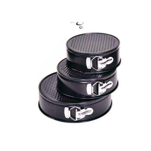 3pcs/lot Baking Tools Slipknot Chiffon Cake Round Moulds Carbon Steel 6inch 7inch 8inch Hopper Birthday Cake Mold LB 111