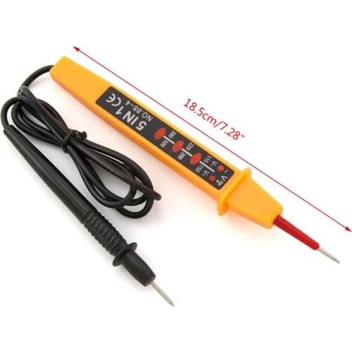 5 In 1 Tester Voltage AC DC 0-500V Auto Electrical Pen Detector Test Pencil