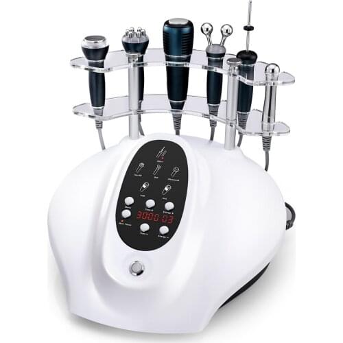 Photon Rejuvenation Color LED Light 3Mhz Ultrasonic Skin Facial Massage Device