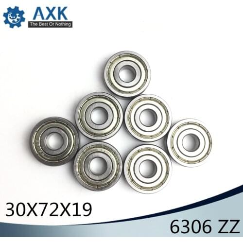 6306ZZ Bearing 30*72*19 mm ABEC-3 ( 1 PC ) For Blower Vacuums Saw Trimmer Deep Groove 6306 Z ZZ Ball Bearings 6306Z
