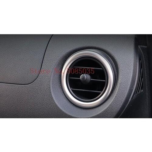Accessories For Mercedes-Benz Vito W447 2014 2015 2016 2017 Side Air Condition AC Outlet Vent Molding Ring Cover Trim ABS MATTE