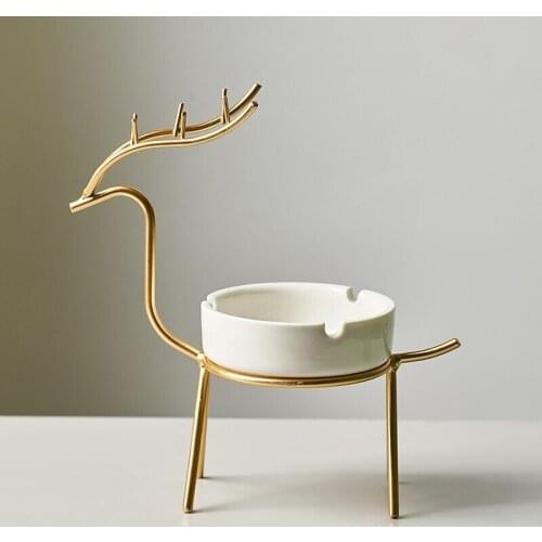 House decoration Nordic fashion ashtray ornaments Living room tea table household decoration Room Personality ashtray decoration