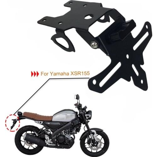 For YAMAHA XSR155 XSR 155 2019 2020 2021 Rear License Plate Holder LED Light Tail Tidy Fender Eliminator Motorcycle Accessories