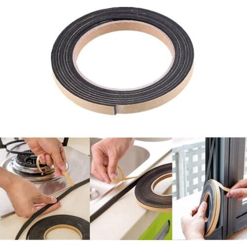 2 Meter Kitchen Gas Stove Gap Strips Tapes Self Adhesive Sealing Tape Dust Proof Waterproof Door Window Pool Sink Slit Strip