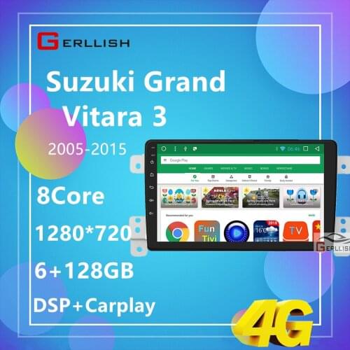 Gerllish android For Suzuki Grand Vitara 3 2005 - 2015 Car Radio Stereo Multimedia Video Player Navigation GPS No 2din 2 din dvd