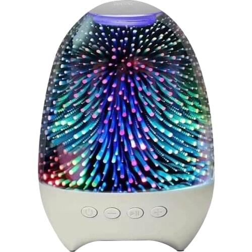 Multifunctional Wireless Rechargeable LED Light Audio BT Speaker Music Player Night Lamp Music Box Lamp
