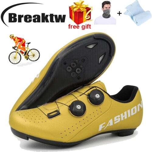 MenSpring Road Bike Freestyle Cycling Shoes Mountain Thick-soled Endurance Bicycle Shoes Women'Cycling SPD Competition Sneakers