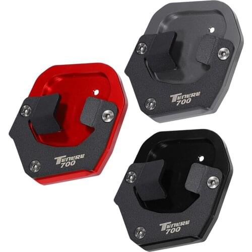 NEW-Motorcycle Kickstand Foot Enlarger Foot Side Stand Extension Plate for Yamaha Tenere 700 Tenere700 2019-2021