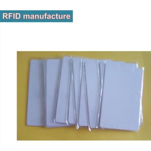 PVC PET long range material passive UHF double frequency card for passive rfid reader on personal vehicle management