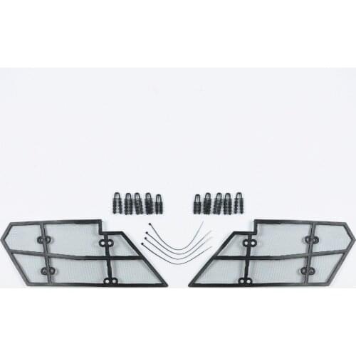 Wtfs Stainless Steel ABS Insect Grille Mesh Grill Inserts Insect Net Insect-Proof Net for Toyota Fortuner 2017 [QP1131]