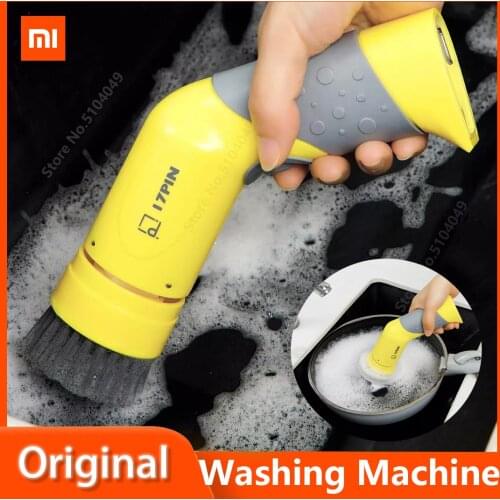 Xiaomi 17PIN Handheld Electric Multifunctional Kitchen Cleaner Washing Machine Washing Brush Powerful Decontamination Waterproof