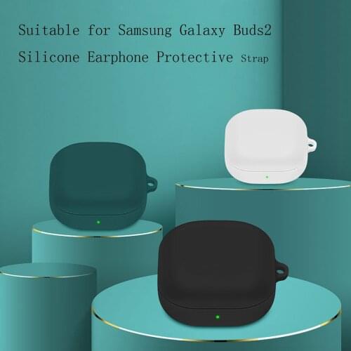 Suitable For Samsung Galaxy Buds2 Silicone Earphone Protective Case With Hook