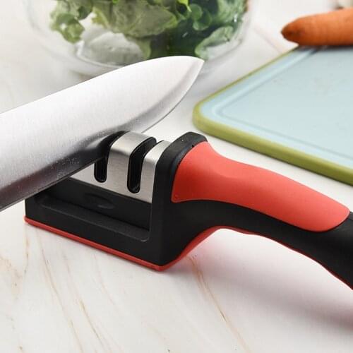 Three-Section Multi-Color Household Kitchen Knife Sharpener Chef Sharpener Diamond Fabulous Sharpening Product Kitchen Assistant