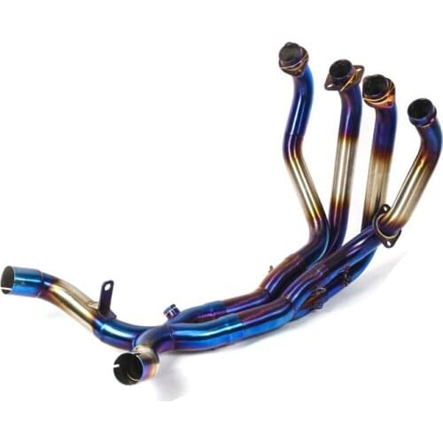 Escape Motorcycle Exhaust Front Link Pipe Head Connect Tube Stainless Steel Exhaust System For Kawasaki Z1000 2010-2020