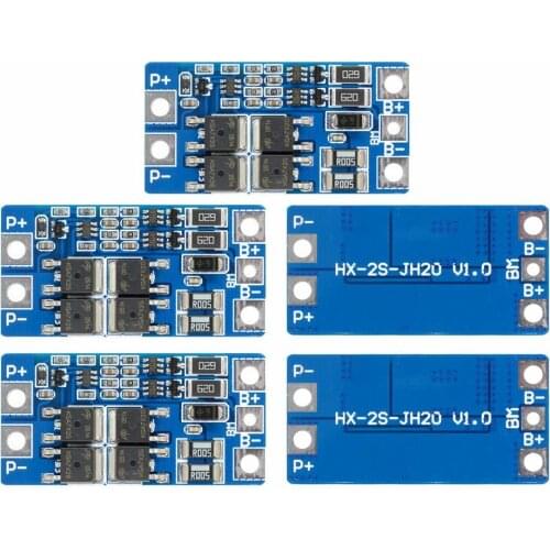 10A 2S 7.4V Lithium Battery Protection Board 8.4V with Balance Function Overcharge Overdischarge Protection